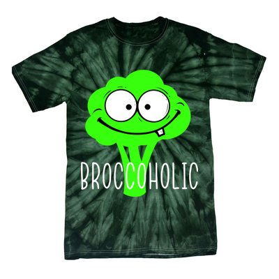 Broccoli Lovers Broccoholic Tie-Dye T-Shirt