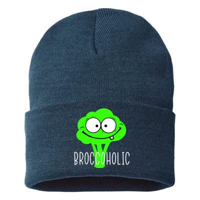 Broccoli Lovers Broccoholic Sustainable Knit Beanie