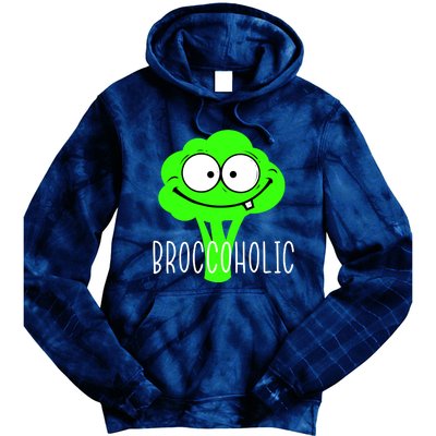 Broccoli Lovers Broccoholic Tie Dye Hoodie