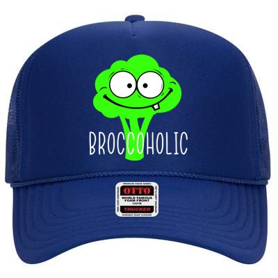 Broccoli Lovers Broccoholic High Crown Mesh Back Trucker Hat