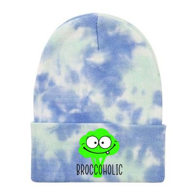 Broccoli Lovers Broccoholic Tie Dye 12in Knit Beanie