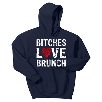 Bitches Love Brunch Kids Hoodie