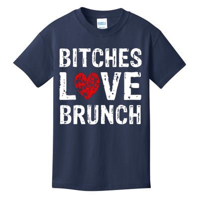 Bitches Love Brunch Kids T-Shirt