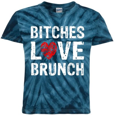 Bitches Love Brunch Kids Tie-Dye T-Shirt