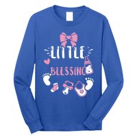 Baby: Little Blessing Funny Gift Sayings Great Gift Long Sleeve Shirt