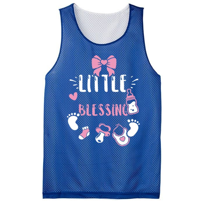 Baby: Little Blessing Funny Gift Sayings Great Gift Mesh Reversible Basketball Jersey Tank