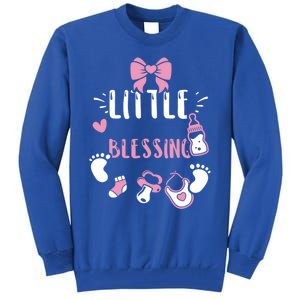 Baby: Little Blessing Funny Gift Sayings Great Gift Tall Sweatshirt