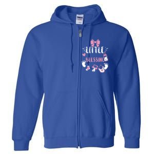 Baby: Little Blessing Funny Gift Sayings Great Gift Full Zip Hoodie