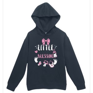 Baby: Little Blessing Funny Gift Sayings Great Gift Urban Pullover Hoodie