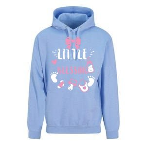 Baby: Little Blessing Funny Gift Sayings Great Gift Unisex Surf Hoodie