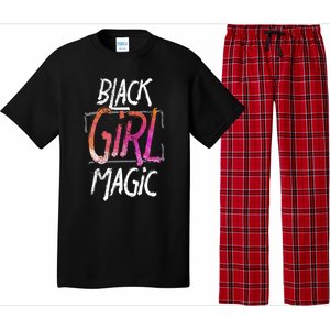 Black Little Black Queen Magic Gift Design Idea Gift Pajama Set