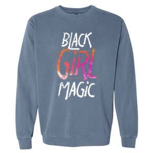 Black Little Black Queen Magic Gift Design Idea Gift Garment-Dyed Sweatshirt