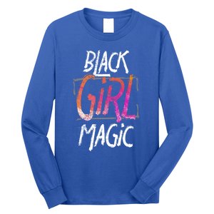 Black Little Black Queen Magic Gift Design Idea Gift Long Sleeve Shirt