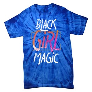 Black Little Black Queen Magic Gift Design Idea Gift Tie-Dye T-Shirt