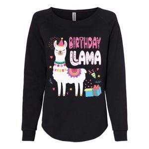 Birthday Llama Birthday Party Llama Birthday Theme Womens California Wash Sweatshirt