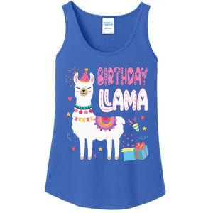 Birthday Llama Birthday Party Llama Birthday Theme Ladies Essential Tank