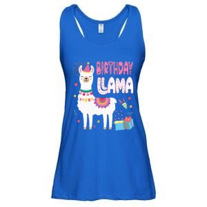 Birthday Llama Birthday Party Llama Birthday Theme Ladies Essential Flowy Tank