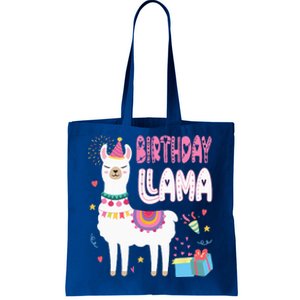 Birthday Llama Birthday Party Llama Birthday Theme Tote Bag