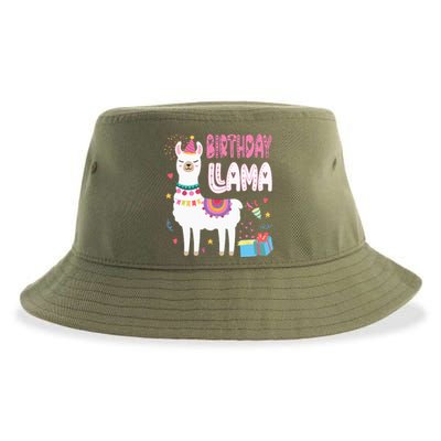 Birthday Llama Birthday Party Llama Birthday Theme Sustainable Bucket Hat