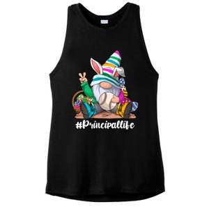 Baseball Life Bunny Easter Gnome Egg Hunting Gift Ladies PosiCharge Tri-Blend Wicking Tank