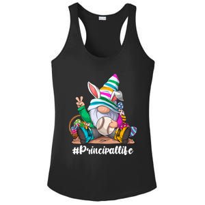 Baseball Life Bunny Easter Gnome Egg Hunting Gift Ladies PosiCharge Competitor Racerback Tank