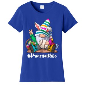 Baseball Life Bunny Easter Gnome Egg Hunting Gift Women's T-Shirt