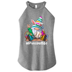 Baseball Life Bunny Easter Gnome Egg Hunting Gift Women's Perfect Tri Rocker Tank