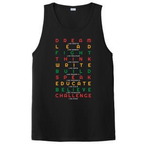 Black Leaders Black History Month African American Pride Gift PosiCharge Competitor Tank