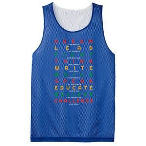 Black Leaders Black History Month African American Pride Gift Mesh Reversible Basketball Jersey Tank