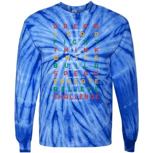 Black Leaders Black History Month African American Pride Gift Tie-Dye Long Sleeve Shirt