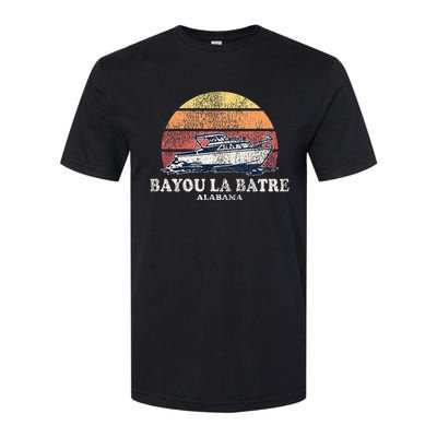 Bayou La Batre Al Vintage Boating 70s Retro Boat Softstyle CVC T-Shirt