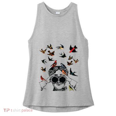 Bird Lover Ladies PosiCharge Tri-Blend Wicking Tank