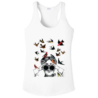Bird Lover Ladies PosiCharge Competitor Racerback Tank
