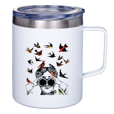 Bird Lover 12oz Stainless Steel Coffee Mug