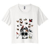 Bird Lover Women's Crop Top Tee