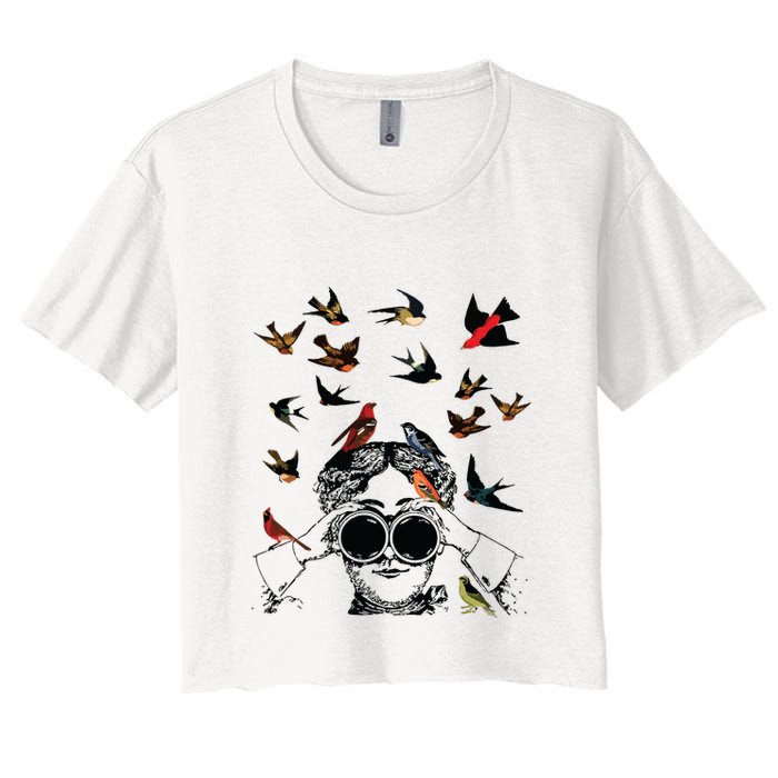 Bird Lover Women's Crop Top Tee
