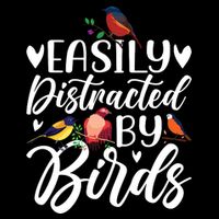 Bird Lovers Birdwatching Easy Distracted By Birds Birder Button