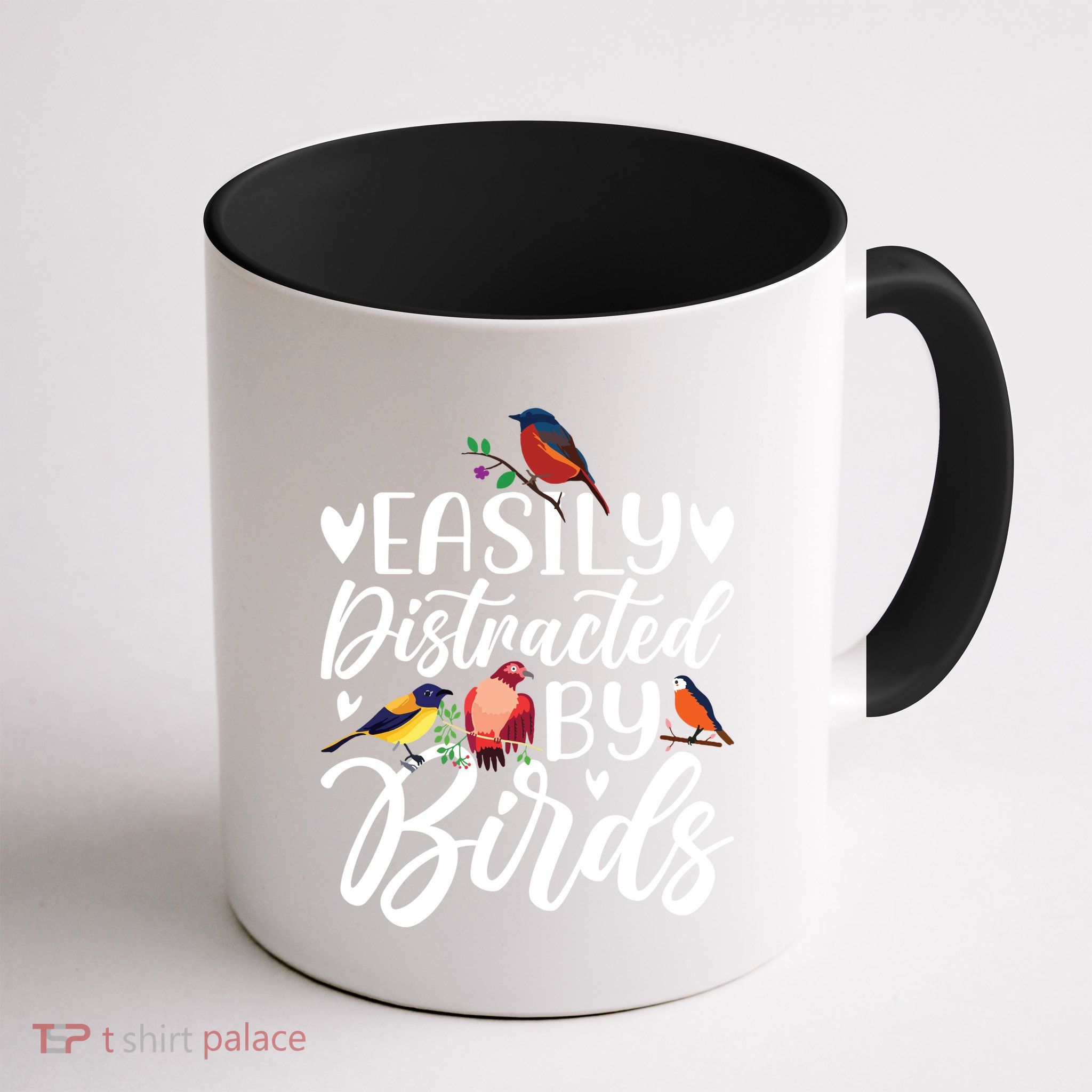 Bird Lovers Birdwatching Easy Distracted By Birds Birder Mug