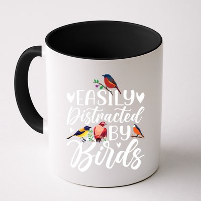 Bird Lovers Birdwatching Easy Distracted By Birds Birder Mug