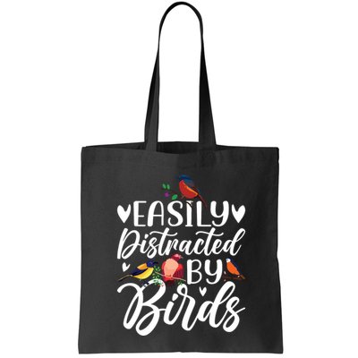 Bird Lovers Birdwatching Easy Distracted By Birds Birder Bag