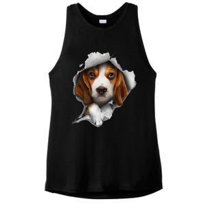 Beagle Lover Beagle Puppy Beagle Owner Beagle Ladies PosiCharge Tri-Blend Wicking Tank