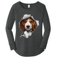 Beagle Lover Beagle Puppy Beagle Owner Beagle Women's Perfect Tri Tunic Long Sleeve Shirt