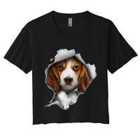 Beagle Lover Beagle Puppy Beagle Owner Beagle Women's Crop Top Tee