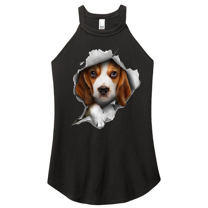 Beagle Lover Beagle Puppy Beagle Owner Beagle Women's Perfect Tri Rocker Tank