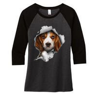 Beagle Lover Beagle Puppy Beagle Owner Beagle Women's Tri-Blend 3/4-Sleeve Raglan Shirt