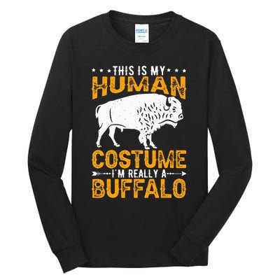 Buffalo Lover Bison Tall Long Sleeve T-Shirt