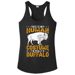 Buffalo Lover Bison Ladies PosiCharge Competitor Racerback Tank