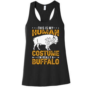 Buffalo Lover Bison Women's Racerback Tank