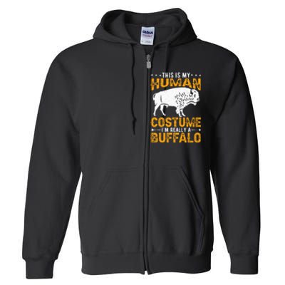 Buffalo Lover Bison Full Zip Hoodie