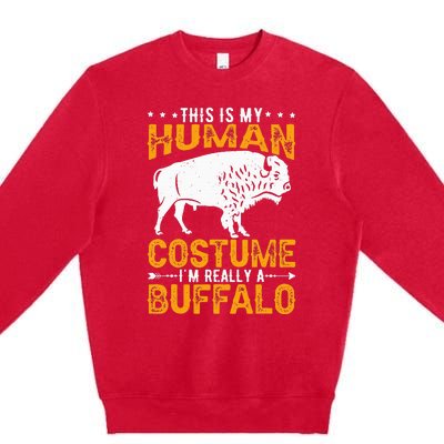 Buffalo Lover Bison Premium Crewneck Sweatshirt